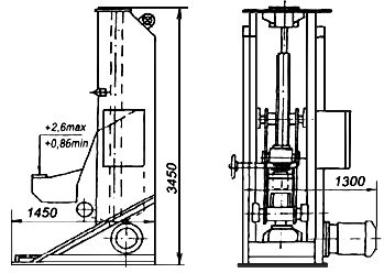 Схема тепловозного домкрата ДТ-30 (изображение)